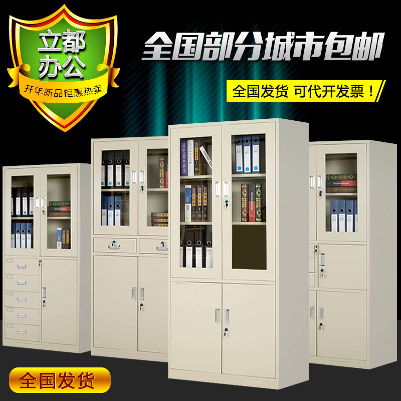 文件柜铁皮柜办公柜子资料柜大器械柜办公室财务凭证柜档案储物柜图片