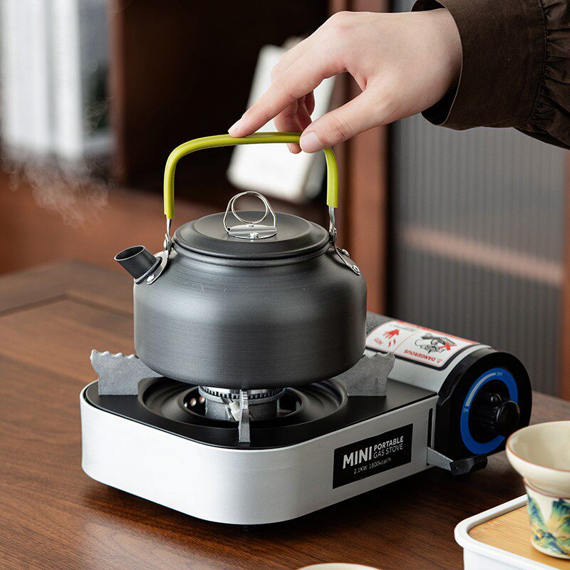 户外便携式旅行茶具套装汝窑功夫茶具带烧水炉野外露营泡茶小装备