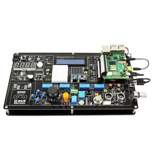 树莓派4B Raspberry实验开发板python传感器createpi套件显示器屏