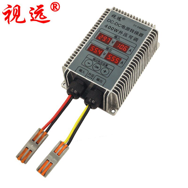 升压可调带显示DC-DC电源转换器10-32V转11-85V直流模块充电器