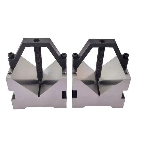 精密V型台V型夹具合金钢制压板精密V型等高块桥型划线V型铁夹具台