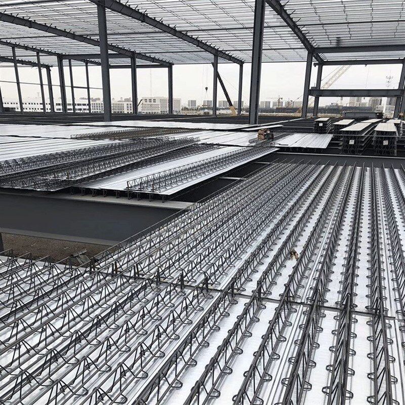 免拆卸钢筋桁架楼承板钢结构建筑承重板镀锌压型钢板装配式楼承板