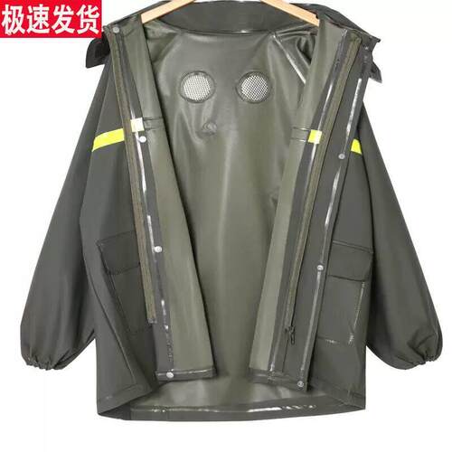雨衣单件上衣成人雨裤两件式防暴雨加厚刮不烂男款外送专用骑手