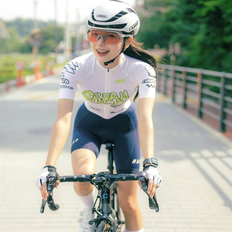 2026新款春秋骑行服女款短袖透气速干夏季女士公路自行车长袖上衣