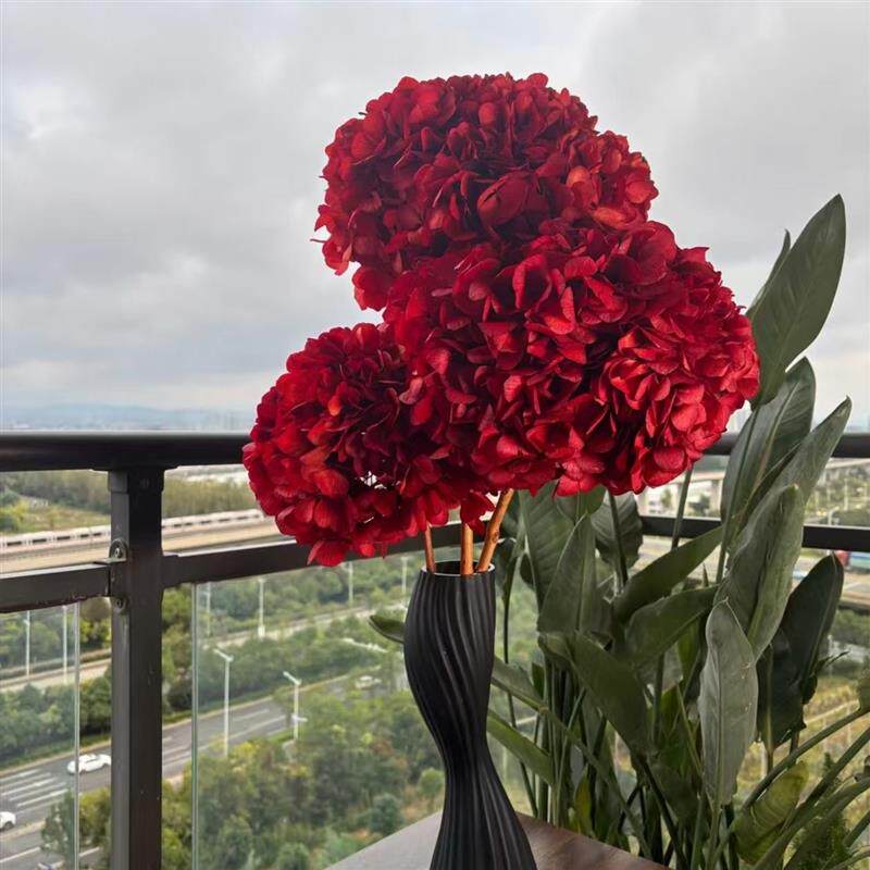 云南干花绣球永生花轻奢细高长款干花