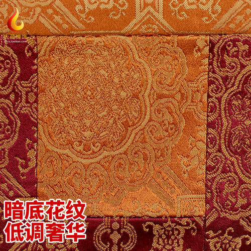 藏式21度母烫金唐卡挂画双层装裱西藏织锦布艺佛像装饰长60cm唐卡