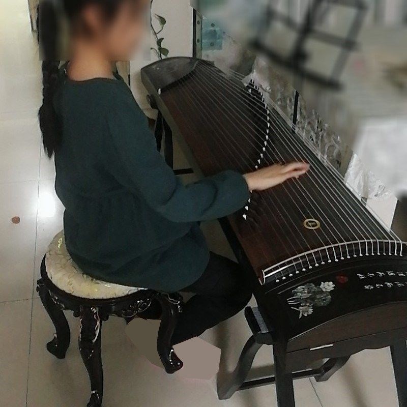 君琴古筝凳子练琴凳古筝圆凳琴凳42公分高中式古典钢琴凳梳妆凳