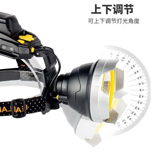 强光P50电灯户外led头灯充电USB感应头戴式露营矿灯强光远射骑行