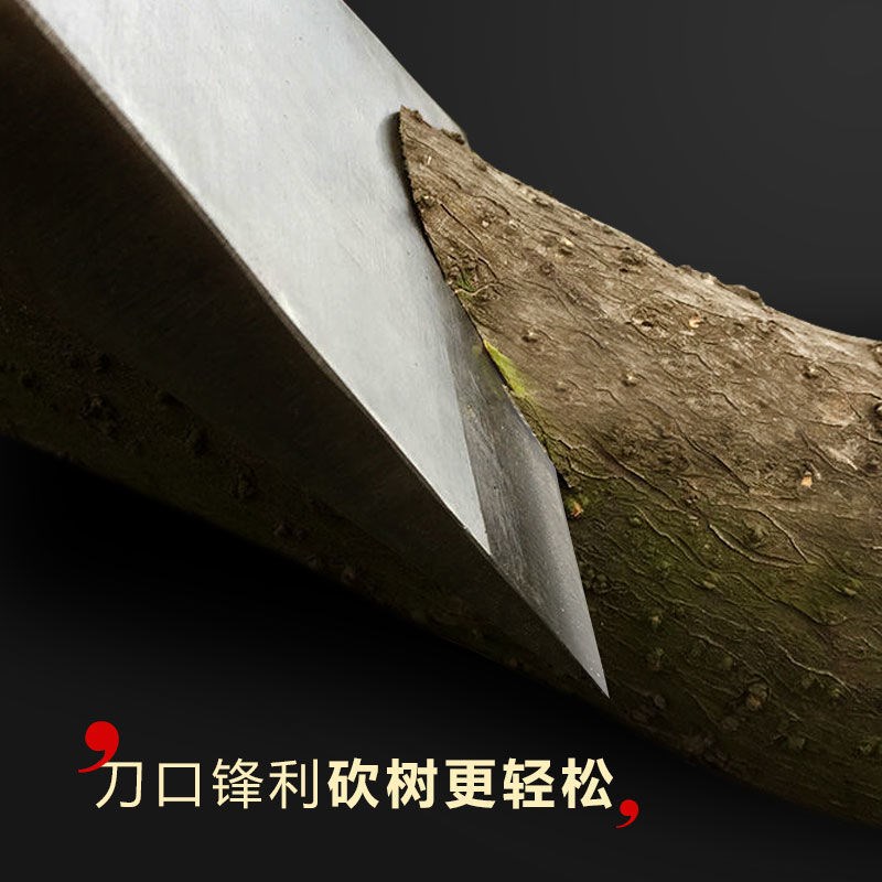 手工锻打斧头轨道高锰钢木工斧子劈柴砍树户外开山砍骨家用刀具