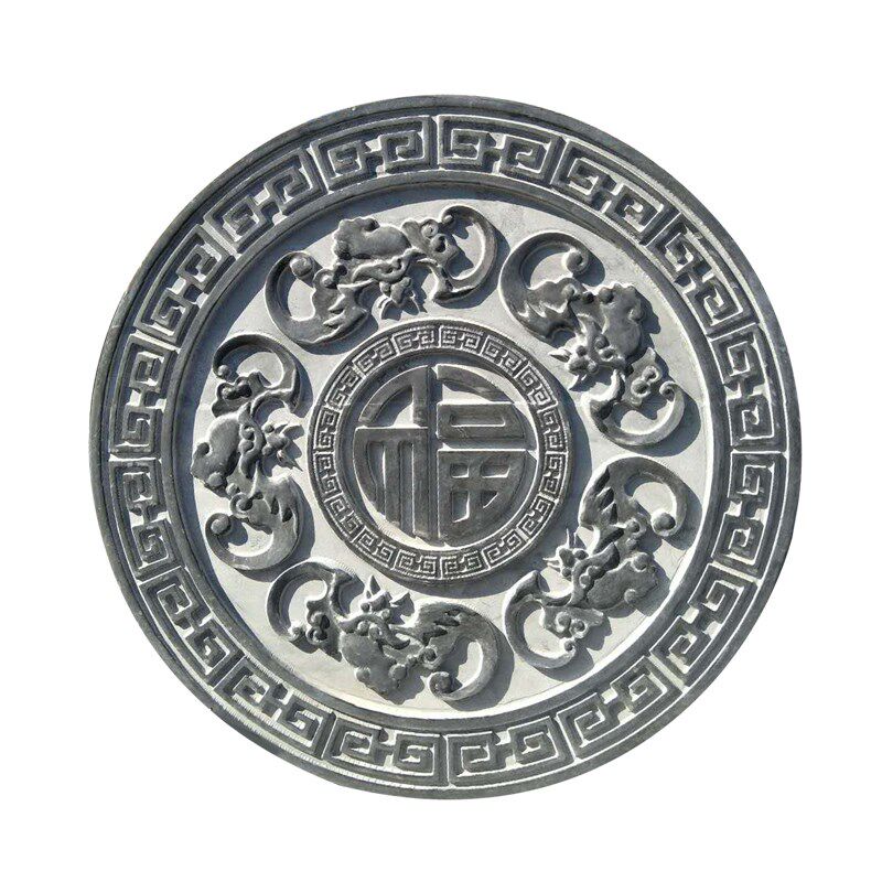 石雕浮雕壁画青石窗花镂空福字中式庭院地雕窗棂装饰画玄关影壁墙