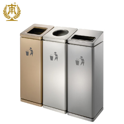 广州南方酒店式垃圾桶组合搭配室内外分类桶GPX-7QA/QB/TA/TB/TC