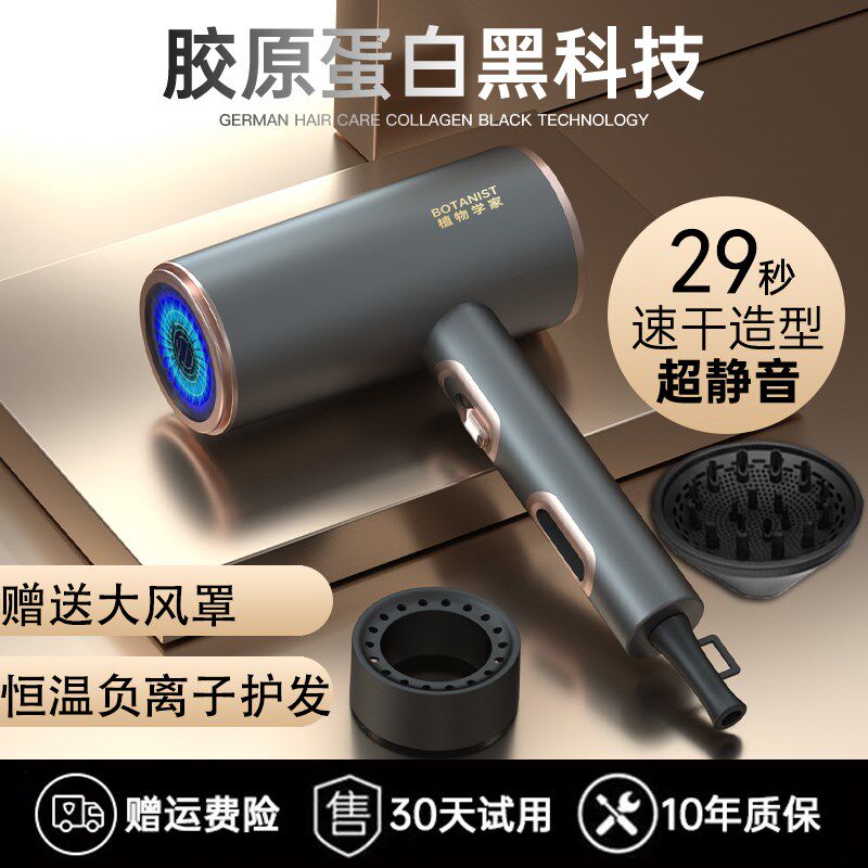 植物学家电吹风机家用负离子护发速干静音大功率高速大风力理发店