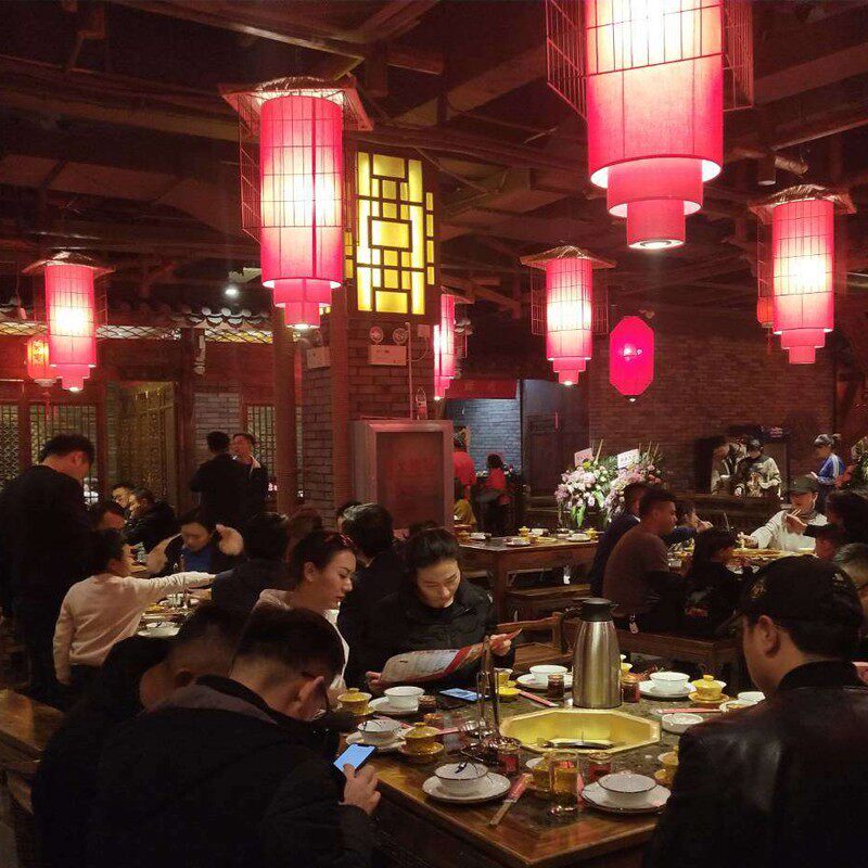 非标灯具定制订做复古工业风铁艺布艺新中式吊灯吸顶灯壁灯商场灯