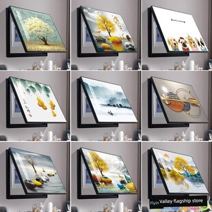 采购产品背景布配电箱,电线箱,挂画,装饰画,家用空气开箱盖,掩盖