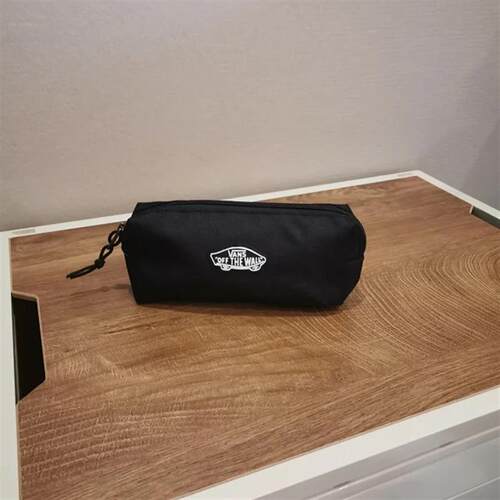 VANS 万斯文具盒笔袋学生简约ins帆布大容量铅笔男女款拉链袋耐脏