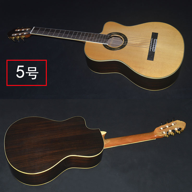 工厂全新正品微瑕39寸缺角单板古典吉他 云杉玫瑰木库存特价处理