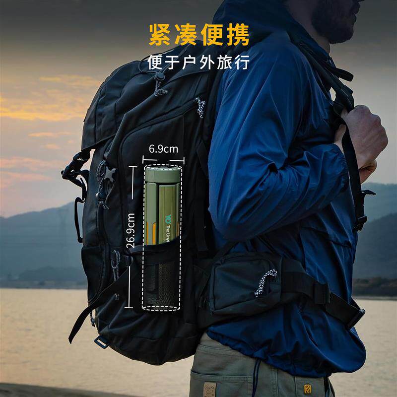 YO伸缩折叠帐篷灯三脚架露营灯超长续航台灯户外营地便携式野营灯