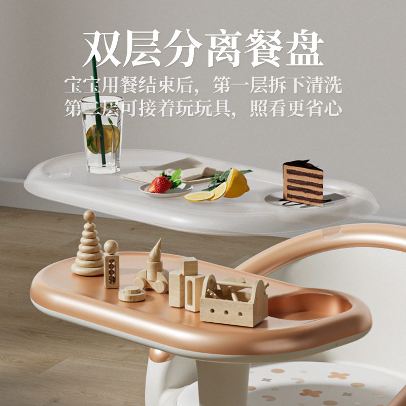 宝宝餐椅婴儿餐桌椅儿童吃饭家用叫叫椅座椅小椅子靠背凳子便携式