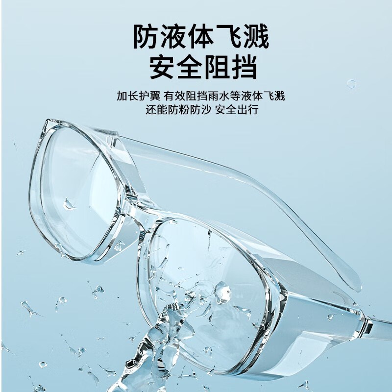 湿房镜干眼保湿眼镜防花粉防雾骑行防风沙防干涩护目可配近视眼镜