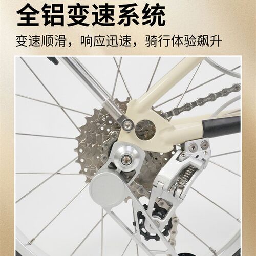 Bxcc C系列城市七速国布折叠式自行车国产小布折叠式超轻型轻便自