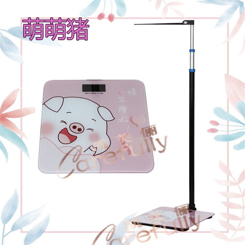 carefully/凯芙俪智能身高体重体质分析仪USB便携电子身高体重秤