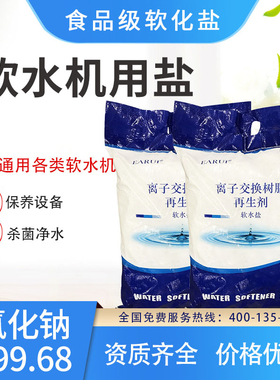 软水盐软水机专用 家用软化盐 锅炉软化盐 树脂还原剂 10KG