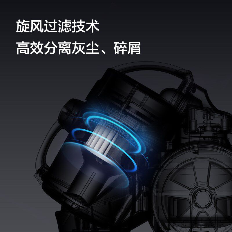 【新品】亿力吸尘器家用小型卧式大功率超大吸力轻音大口径吸尘机