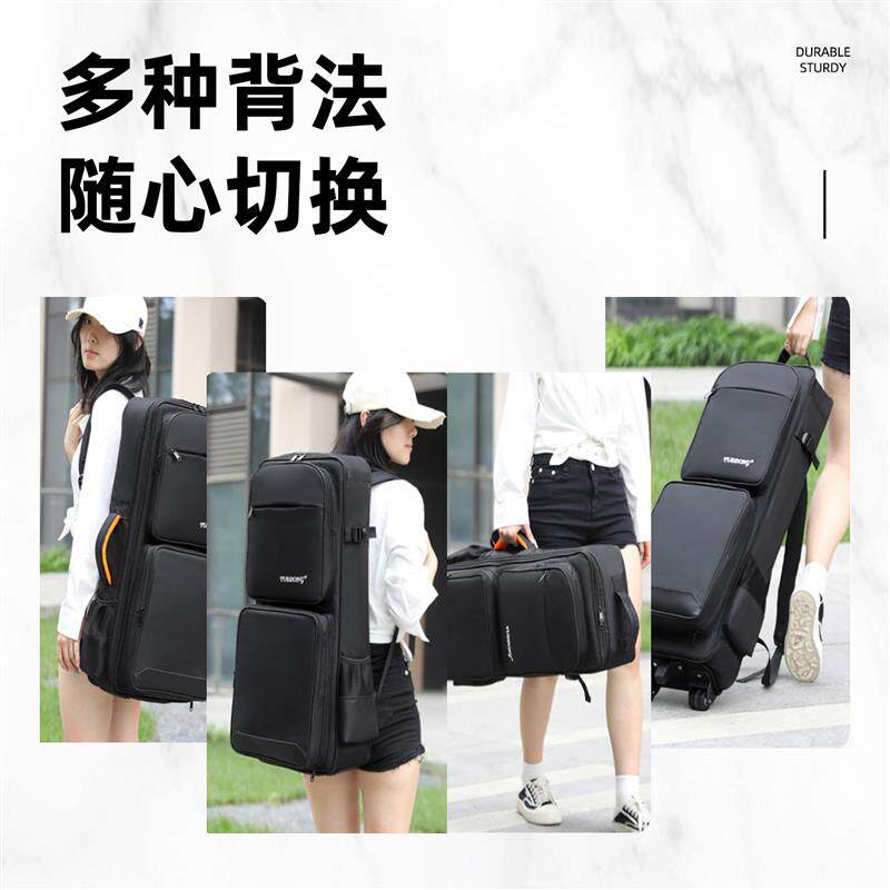 电吹管包2支装专用双肩背收纳套拓展音响带滚轮双两只乐器箱包