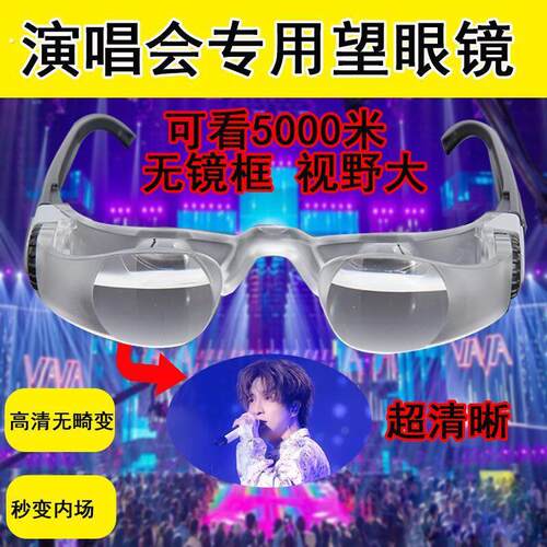 全景视野演唱会望远眼镜看演出运动会音乐剧头戴镜高清高倍演唱会