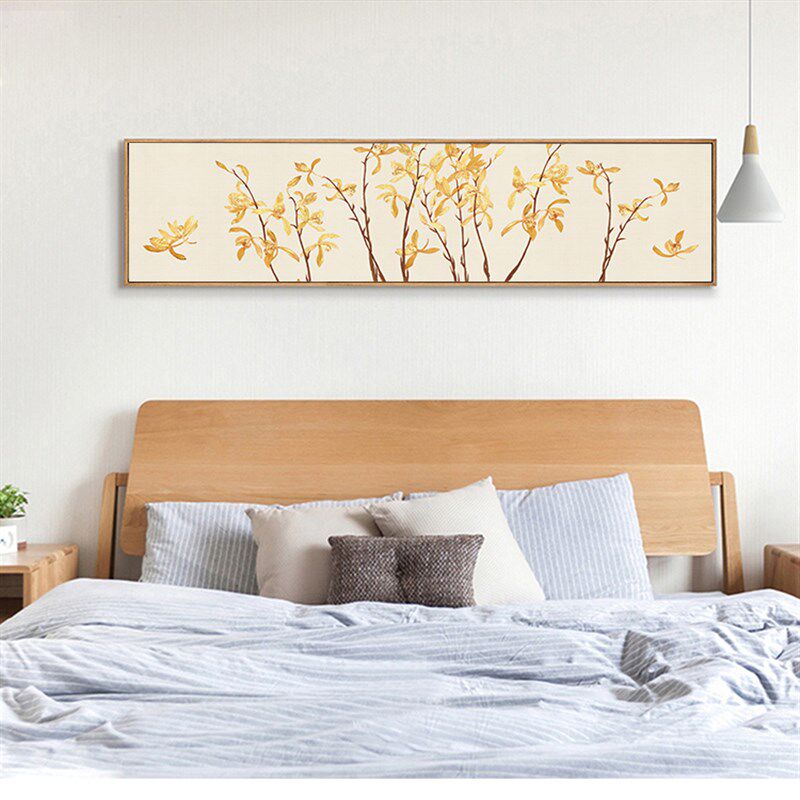 289北欧牀头画横副小清新壁画美丽生活装饰画酒店样板房创意挂画
