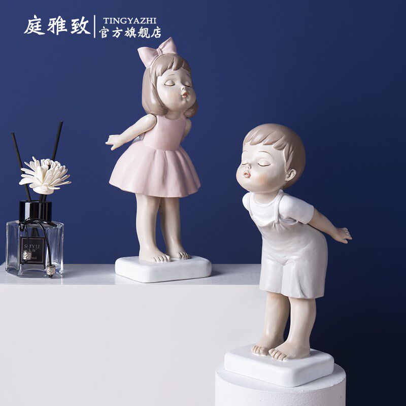 童真男孩女孩子系列创意桌面摆设托盘收纳样板间书柜儿童房装饰品