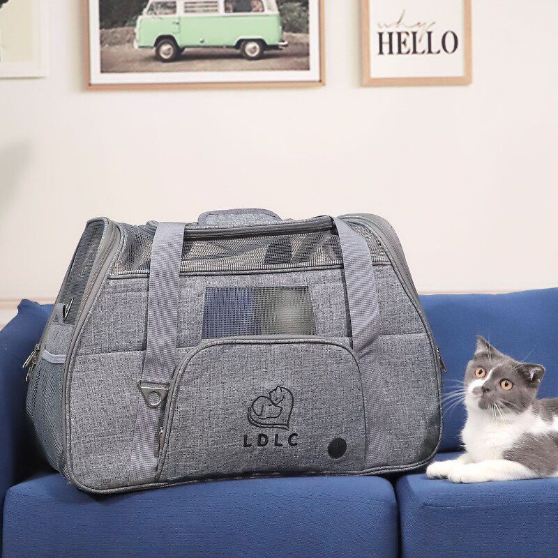加大通用宠物外出便携透气猫包泰迪狗用品手提袋猫咪外带单肩笼子