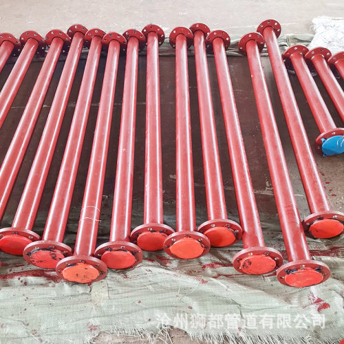 ptfe四氟钢管 pp钢衬塑三通复合管内衬pe管件衬四氟 ptfe四氟钢管