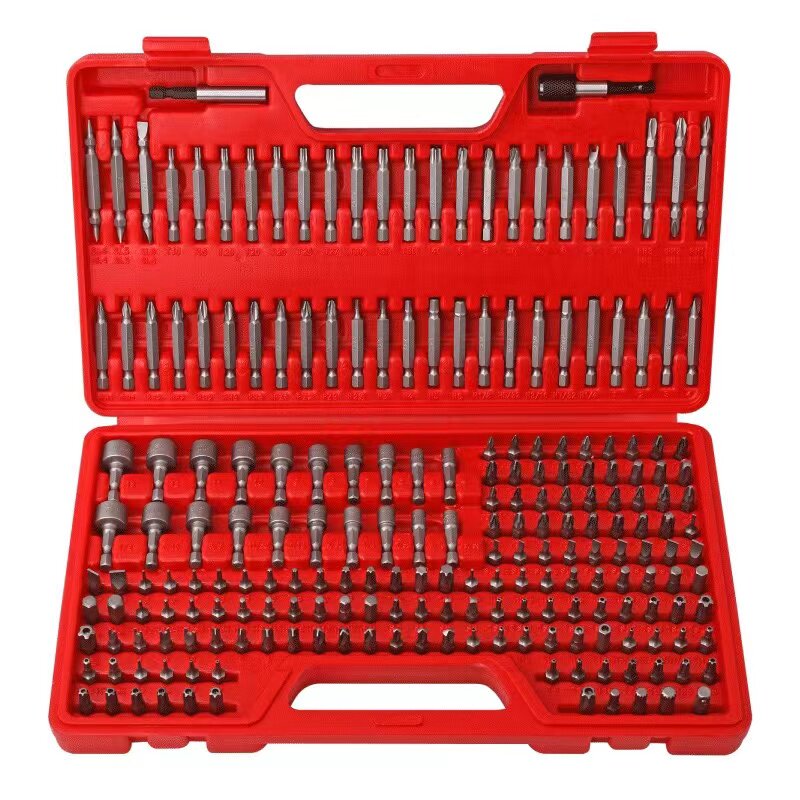 电动螺丝刀头一字十字气动风批头套装磁性加长六角批咀起子头披头