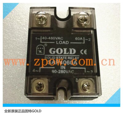 原装正品固特GOLD单相固态继电器SAP4060A交流控交流SSR-60A
