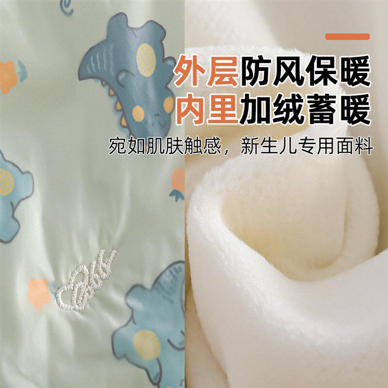 婴儿背带裤秋冬宝宝衣服棉衣套装幼儿外出服分体棉服加厚外套冬季