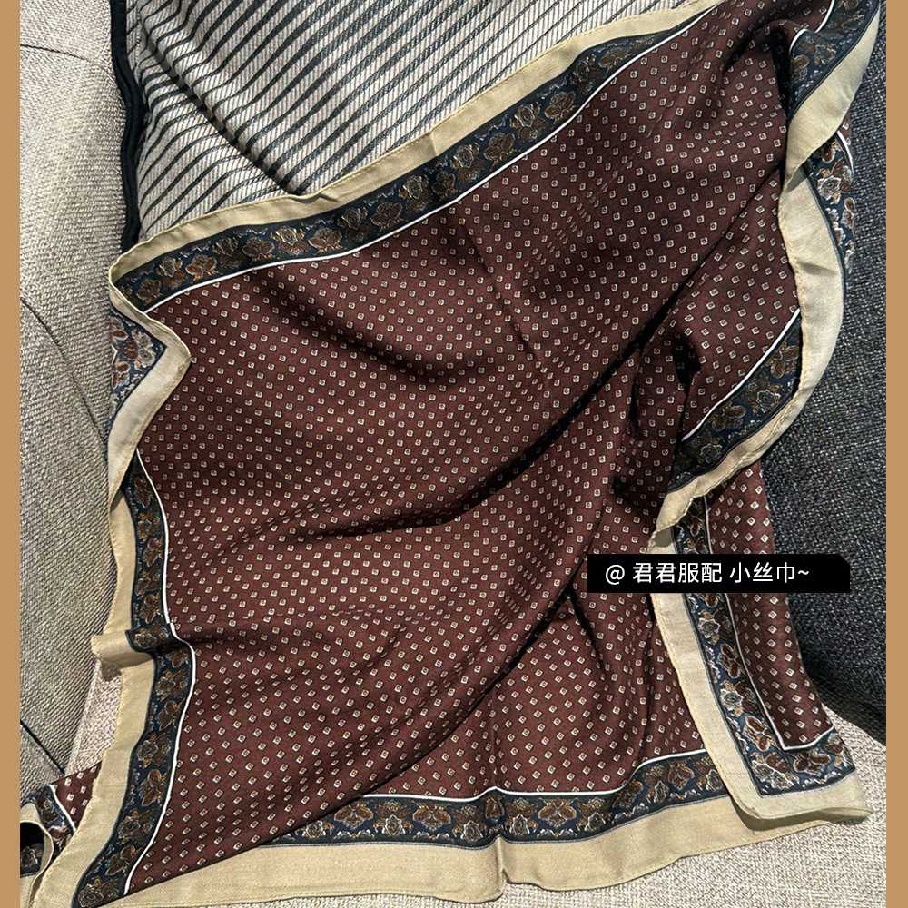 万能洋气百搭小丝巾君君爆款新款搭配衣服披肩屁帘方巾围巾潮