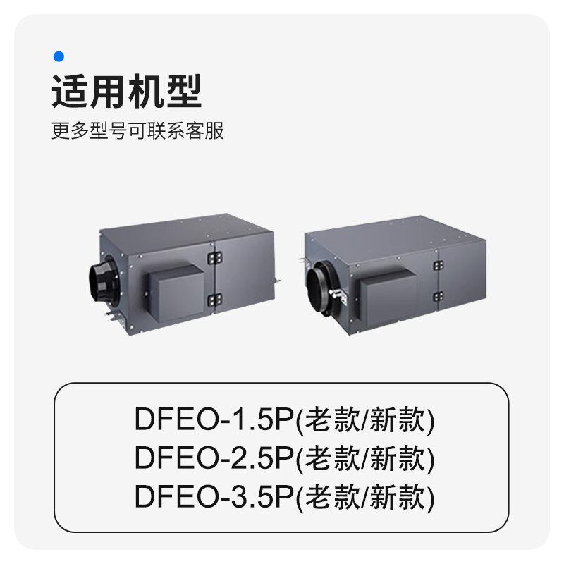 适配百朗新风系统过滤网DFEO-1.5P/D1.5P/2.5P/3.5P新风高效滤芯