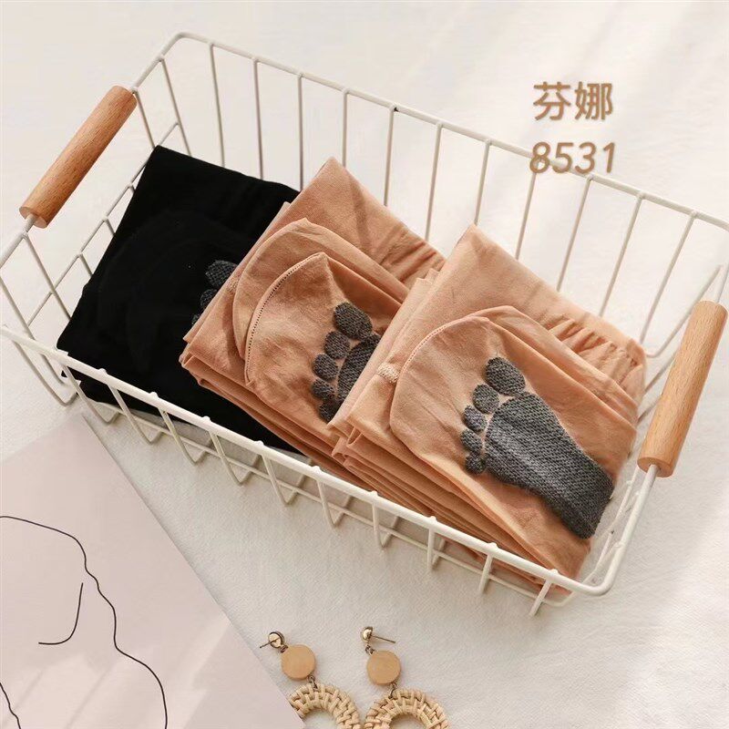 芬娜8531春夏薄款马油袜厚丝袜防滑打底袜收腹提臀抗勾丝自然肤色