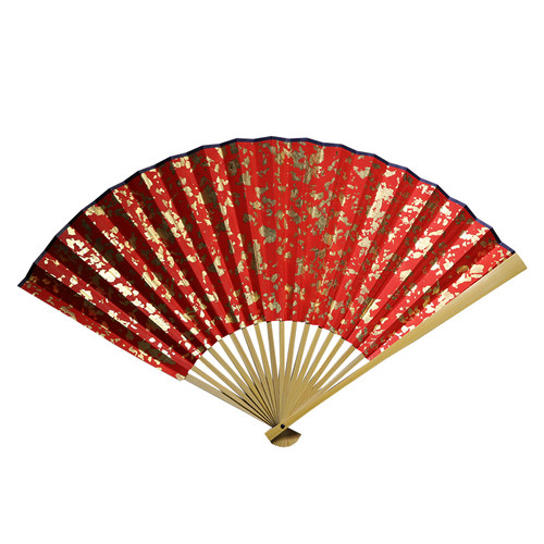 同和纸庄 空白彩色宣纸洒金折扇书法绘画国画扇面折扇9.5寸扇子