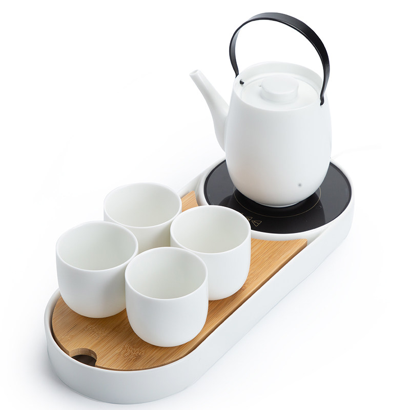 雅南小提恒温器功夫茶具套装家用客厅泡茶壶简约茶盘小套茶海茶杯