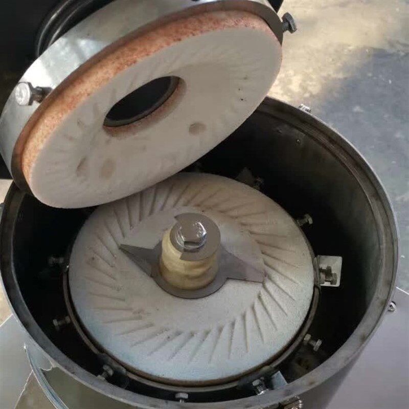 金豹牌立式160型商用芝麻酱机家用花生酱麻汁机榨酱石研磨打浆机.