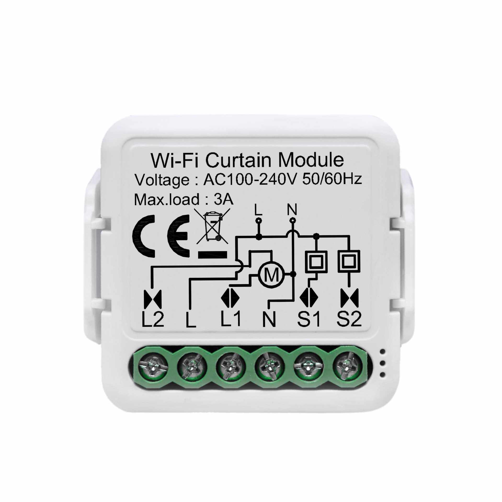 涂鸦智能开关WIFI窗帘开关通断器zigbee窗帘开关通断器