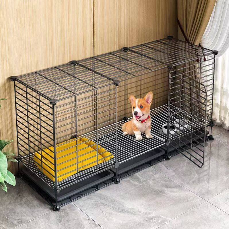 狗笼子中小型犬室内带厕所分离家用宠物泰迪柯基小狗狗围栏式栅栏