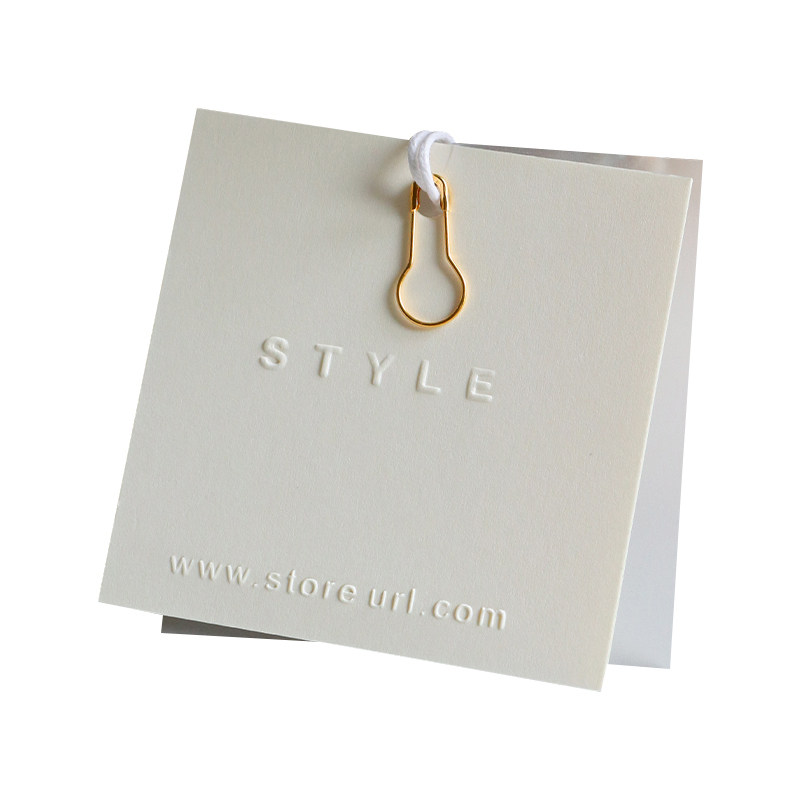 简约服装店衣服吊牌定做设计LOGO标签文艺女装定制挂牌制作挂牌子