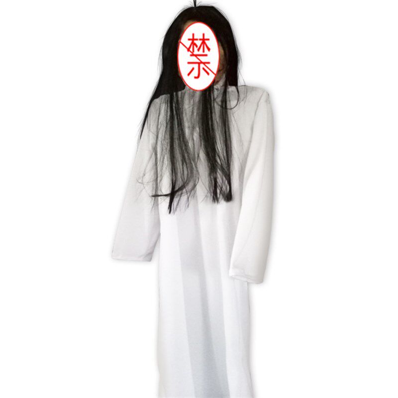 万圣节贞子吊鬼吊尸鬼屋密室逃脱酒吧恐怖男女剧本杀尸体装饰道具