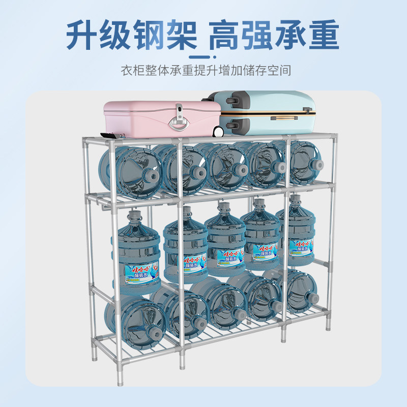布衣柜拉炼款家用卧室简易衣柜结实耐用牛津布宿舍收纳衣橱经济型