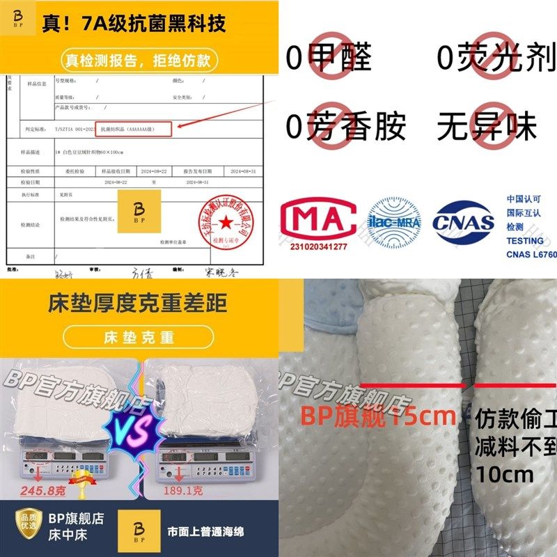 新生儿牀中牀婴儿宝宝防惊跳安抚牀斜坡垫睡垫仿生落地醒拍打哄睡