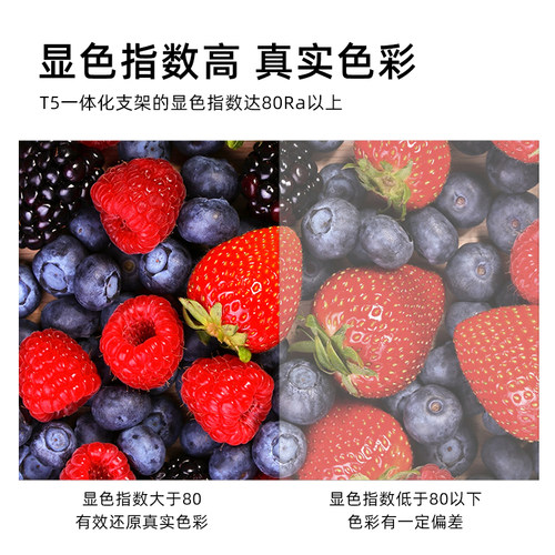 led灯管一体化T5超亮日光灯t8长条灯条家用全套节能支架光管1.2米