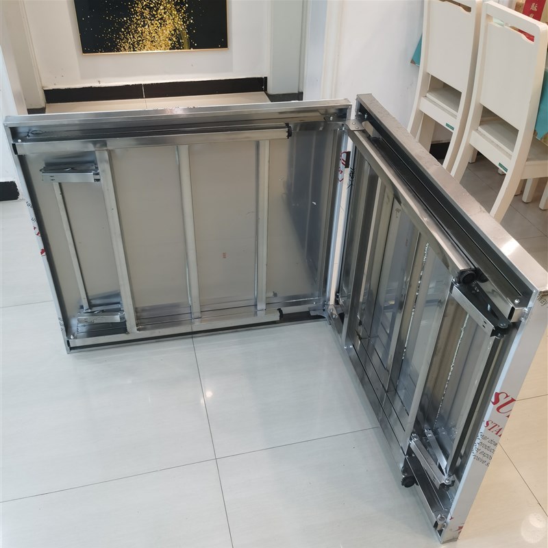 加厚不锈钢圆角桌面桌腿可折叠桌子安全防撞角车载易收纳摆摊居家